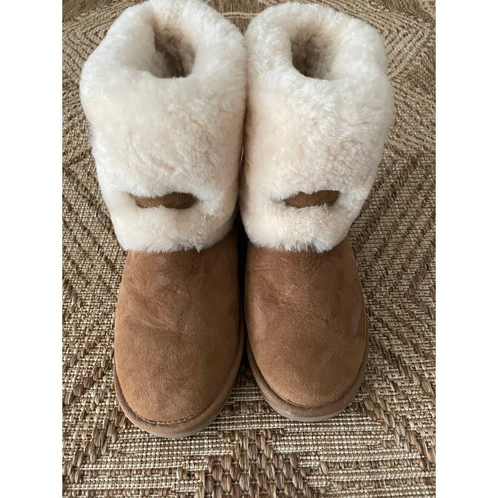 Cloud Nine Sheepskin Boot 2 Buckle Outdoor fully lined SZ 11 - Picture 2 of 8